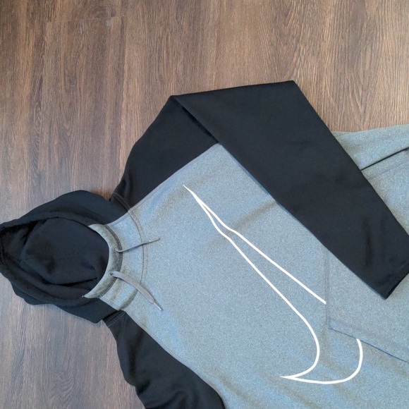 Nike Other - Nike Dri-Fit Mens Size Medium Black and Gray Hoodie
